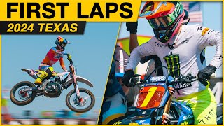 First Laps  2024 Texas SMX Playoff [upl. by Mommy875]