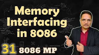 Memory Interfacing in 8086 Microprocessor  8086 [upl. by Litnahc]