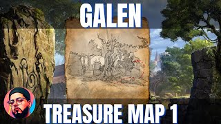 Galen Treasure Map 1 Elder Scrolls Online ESO [upl. by Enyal]