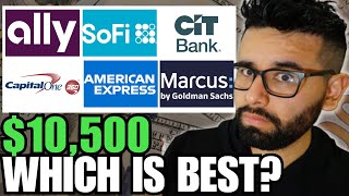 Best FDICInsured High Yield Savings Accounts 2024 🔥 AMEX Capital One SoFi Marcus Ally [upl. by Maya]