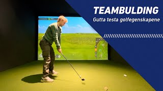 Teambuilding på Trondheim Golfsenteret [upl. by Eilojne]