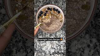 Overnight oats recipe recipe food reels cooking easyrecipe [upl. by Rosenzweig233]