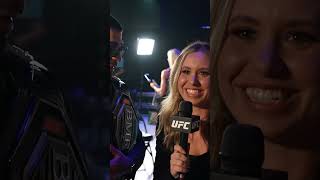 Ilia Topuria Reacting to getting the BONUSSS 👀 ufc308 [upl. by Nyrem606]