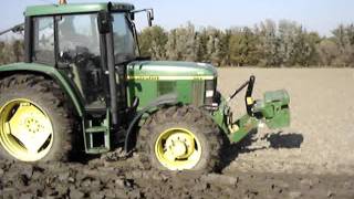 john deere 6110 met kverneland eg 85 [upl. by Dreher300]