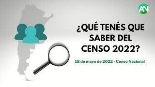 ¿Qué es un censo algunas claves para entender el Censo Nacional 2022 [upl. by Purity866]