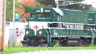 Wisconsin Northern going thru New Auburn [upl. by Castora]