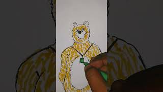 colouring Aalu Mota Bhalu plz viral the world viral shorts drawing [upl. by Aohk]