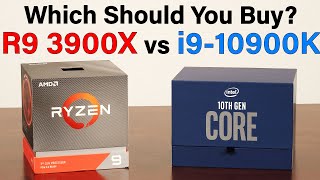 i910900K vs R9 3900X — Can Intels 10 Core 53GHz CPU Crush AMD — Which Should You Buy [upl. by Verile]