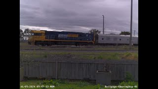 NR107 on 2MA8 overland from Melbourne to Adelaide via Gheringhap on 20240916 [upl. by Iba]