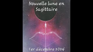 Nouvelle lune🌑en sagittaire♐ du 1er décembre 🌑♐nouvelleluneensagittaire newmoon guidancenewmoon [upl. by Chan874]