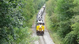 Iowa Interstate long manifest up Davenport Hill September 27 2024 [upl. by Millford]