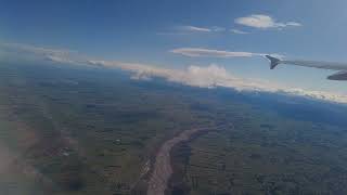 Flight taking off from Christchurch Airport New Zealand [upl. by Lorena]