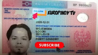 KARTA POBYTU  TEMPORARY RESIDENCE CARD RENEWAL  EUROPINOY TV [upl. by Nyrol804]