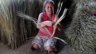 Cómo se fabrica un sombrero paso a paso Mixtecos de la Montaña de Guerrero [upl. by Ubana]