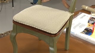 How to Make Your Own Chair Pad Cushions [upl. by Nawad377]