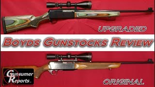 Boyds Hardwood Gunstocks Review on a Browning BAR [upl. by Aneis37]