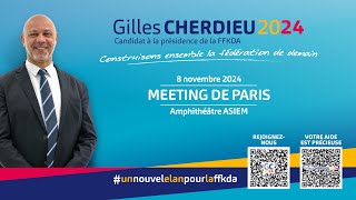 Discours de programme Gilles Cherdieu 08112024 [upl. by Haldis]