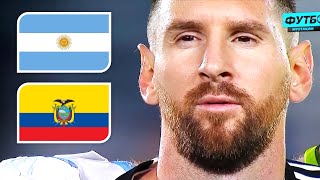 Argentina vs Ecuador  Highlights 792023  World Cup 2026 Qualifiers  Eliminatorias Copa Mundial [upl. by Aciretnahs]