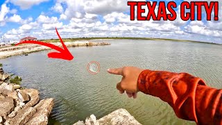 We Fished ALL Of The BEST SPOTS In Texas City Police Showed Up [upl. by Mandeville223]