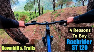 4 Reasons to buy Decathlon BTwin Rockrider ST 120  Downhill Trails in Dehradun  RockriderST120 [upl. by Orton735]