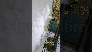 Snowballs in Slowmotion  Part 4  Slowmobro  slowmotion slowmotion snow snowball [upl. by Brieta796]