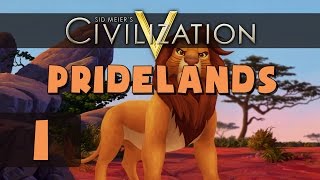 Civilization 5 Deity  Lets Play Pridelands  Part 1 [upl. by Noelani]