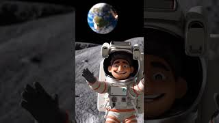 चंद्रमा की सैर  A walk on the moon  3dstory viral [upl. by Cleodel900]