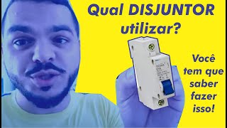 Você sabe dimensionar disjuntor Qual disjuntor devo utilizar [upl. by Salomon]