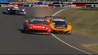 2014 Bathurst 12 Hour  Shane Van Gisbergen vs Bernd Schneider amp Mika Salo  Epic Battle [upl. by Erlene]