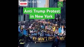 Thousands protesters and Immigrants are protesting of Donald Trump’s election as US President [upl. by Nomae]