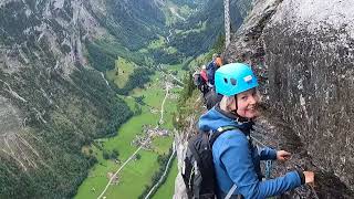 Murren Via Ferrata Switzerland 2023 [upl. by Kelvin]