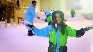 First Snow Experience in Qatar  Snow Dunes Doha Festival City [upl. by Retnyw]