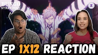 The LEADER is HERE  Bungo Stray Dogs S1 Episode 12 Reaction  1x12 [upl. by Oralla]