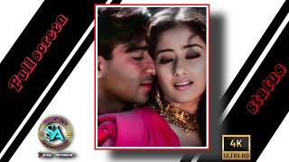 kache Dhaage 4k whatsapp status 📺 Ajay Devgan amp Manisha Koirala ❤️💖dil Pardesi Ho gya [upl. by Agostino]