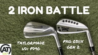 2 IRON BATTLE TAYLORMADE UDi P790 v PXG 0311X GEN 2 [upl. by Reizarf]