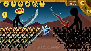 New Battle Fight Giant Classic Swordsmans Army VS Giant Vamp Swordsmans Army  Stick War Legacy [upl. by Aitnahc]