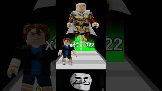 Bacon vs Saitama roblox trollface shorts [upl. by Blaseio]