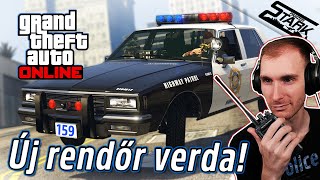 GTA 5  159Rész Retro Amcsi Rendőr Verda Impaler LX Cruiser  Stark [upl. by Sirref557]