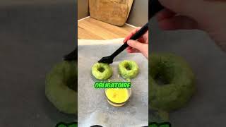 Recette du soir matcha bagel ulta simples et trop bons 😋 recettefacile short [upl. by Ayat]