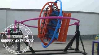 Space ring ridehuman gyroscope ride for sale [upl. by Eilah]