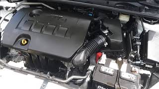 2017 Toyota Corolla LE 1 8L I4 Vin721901 White Engine Running [upl. by Annenn872]