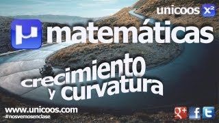 Crecimiento y curvatura de una función polinómica BACHILLERATO [upl. by Yar148]