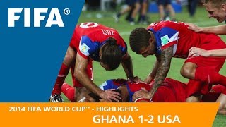 Ghana v USA  2014 FIFA World Cup  Match Highlights [upl. by Dehlia251]