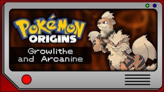 Pokemon Origins  Growlithe and Arcanine [upl. by Ahsirpac100]