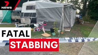 Hervey Bay stabbing attack  7NEWS [upl. by Hephzipa438]