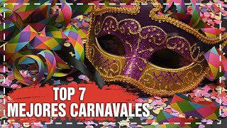 🎭 Los MEJORES CARNAVALES del mundo TOP 7 🏅 [upl. by Neumeyer285]