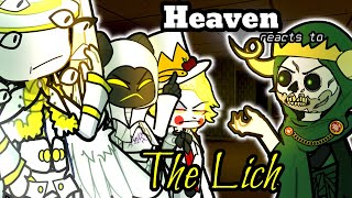 Hazbin Hotel Heaven reacts to The Lich Adventure Time 🛎️😈Gacha 2 Hazbin Hotel Prime reacts to TikTok [upl. by Small]