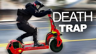 INSANE 10000 Electric Scooter 80mph [upl. by Merci]