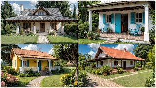 30 IDEIAS DE FACHADAS DE CASAS DE CAMPO COM VARANDA [upl. by Eintruok]