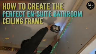 How We Built the PERFECT EnSuite Bathroom Ceiling Frame 2024 [upl. by Culbertson748]